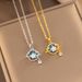 Necklace, A Female Internet Celebrity, Dreamy Planet, Zirconia, Geometric Niche, Light Luxury, New Design Sense,_ipsvogv.com