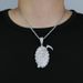 Men's Jewelry Grim Reaper Zircon Pendant Fashion Trend Inlaid Zircon Necklace_ipsvogv.com