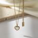fashion light luxury niche shell love necklace female stainless steel non fading pendant design clavicle chain_ipsvogv.com