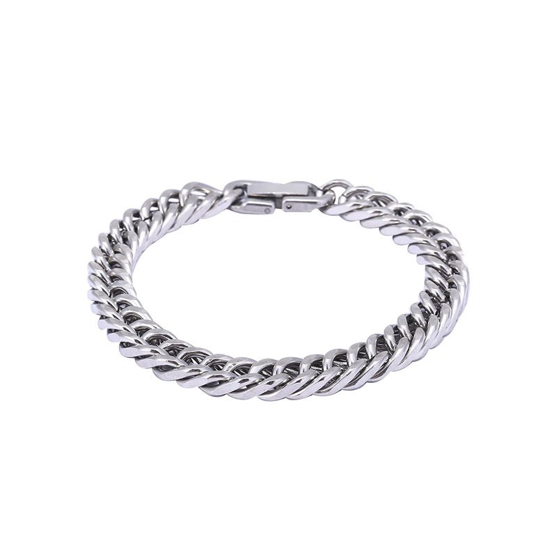 Hip Hop Metal Ins Trend Couple Titanium Steel Accessories Non-Fading Punk Personality Fashion Bracelet_ipsvogv.com