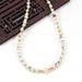 Natural Freshwater Pearl Shell Stone Natural Stone Bracelet Necklace Women's Set_ipsvogv.com