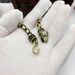 Brass Vintage Bracelet Leopard Head Inlaid With Turquoise Men's And Women's Handmade Jewelry Hip Hop_ipsvogv.com