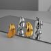 Retro Plated Titanium Steel Irregular Melon Seed Hollow Earrings_ipsvogv.com