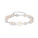Korean S Pure Natural White Shell Mother Cat Broken Silver For Women, Simple And Sweet Freshwater Pearl Bracelet_ipsvogv.com