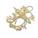 Geometric rhinestone mask ladies masquerade holiday party mysterious Halloween mask_ipsvogv.com