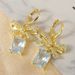 Full Diamond Tassel Zircon Bow Tie Earrings, Jewelry Accessories For Women_ipsvogv.com