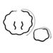 Hot Selling Women Necklace Hand Earrings Wedding Jewelry Three Piece Set_ipsvogv.com