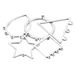 Stainless Steel Earring Connectors, Geometric Hollow DIY Jewelry Production Products, Accessories_ipsvogv.com
