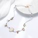 Beach Style Jewelry, Natural Shell Bead Pendant, Single-layer Necklace, Braided Rope, Adjustable Collarbone Chain_ipsvogv.com