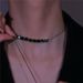 people 3088 Praised ! Design Sense, Green Zircon, Adjustable Temperament, Collarbone Chain, Fashionable And High-end,_ipsvogv.com