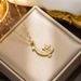 Star Moon Necklace, Feminine Style, Five Point Star Moon, Light Luxury Design, Heavy Industry Quality Silver Jewelry_ipsvogv.com