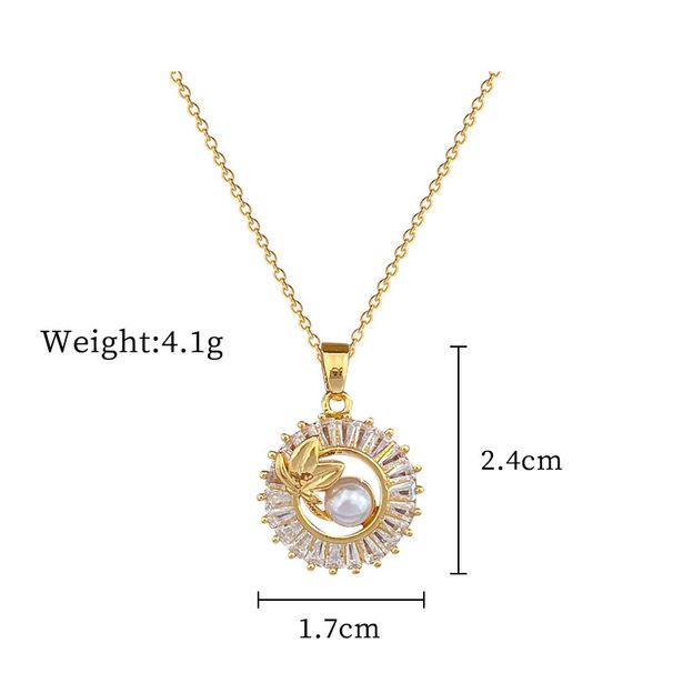 【 Titanium Steel 】 Circular Leaf Earring Light Luxury Square Full Diamond Personalized Atmosphere Banquet Earrings and_ipsvogv.com