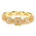 Men's Button Hollow Out Micro Inlaid Trendy Hip-Hop Bracelet Coffee Bean Gold-Plated Chain Luxurious Jewelry_ipsvogv.com