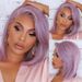hot selling 12 Inch Purple Bob Hair For Women Synthetic FiberSide Part Short Straight Wigs Heat Resistant Colorful Party_ipsvogv.com