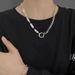 Jewelry titanium steel necklace accessories men's versatile high end hip hop new stainless steel men's necklace_ipsvogv.com