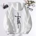 Men's Clothing sweatshirt faith fashion printed hooded back collar plus velvet sweatshirt_ipsvogv.com