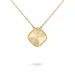 Four Leaf Clover Necklace Designer Jewelry Pendant Necklaces 18 Styles Heart Gold Sier Rose Plated Link Chain White_ipsvogv.com