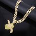 Unisex Hot Selling Full Diamond Wing Pendant In US Dollars Men's Hip Hop Street Dance Cool Rap Jewelry_ipsvogv.com