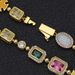 Men's Jewelry Hip Hop Colored Gemstone Ladies Jewelry Necklace Accessories High End Zircon Necklace_ipsvogv.com