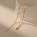 Brass Plated K Real Gold Small Jewelry Synthetic Pearl Bracelet Elegant Ins Style Textured Hand Jewelry_ipsvogv.com