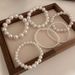 Hot Selling 4/6/8/10/12mm Pearl Bracelet Elastic Bracelet_ipsvogv.com