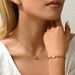 Sweet And Fresh Korean Style Bracelet Necklace Earrings Set Mother Of Pearl Wheat Ear Design Bracelet Niche Love Chain_ipsvogv.com