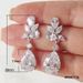 Cao Shi's new wedding jewelry sweet pear shaped water drop Zircon Earrings wedding dinner bride Earrings_ipsvogv.com