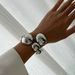 Jewelry Metal Glossy Round Pendant Design Heavy Chain Clavicle Necklace_ipsvogv.com