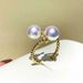 Cao Shi Simple Fashion Fried Dough Twists Double Bead Adjustable Japanese Delicate Classic Opening Ring Essential For_ipsvogv.com