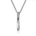 Nordic Viking text Mobius titanium steel necklace neutral simple style men and women sweater chain stainless steel pendant_ipsvogv.com