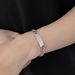 Stainless Steel Engraved Men's And Women's Bracelets, Fashionable Cuban Chain, Simple Bracelet DIY_ipsvogv.com