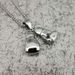 Hip Hop Jewelry Titanium Steel Color-Retaining Gold-Plated Double Boxing Gloves Pendant Necklace_ipsvogv.com