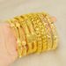 Women's Charm Flower Bracelet Dubai Ethiopia Hawaii Bridal Jewelry Party_ipsvogv.com