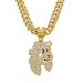 New Personality Style Hip-Hop Punk Exaggerated Full Diamond Cartoon Pendant_ipsvogv.com
