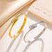 fashion gold cuff large bracelet irregular cross open personality women's wide gold hand jewelry_ipsvogv.com
