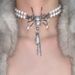 Sweet Ad Cool Double Layer Pearl Log Tassel Spider Necklace Light Luxury Beaded Metal Neck New Clavicle Chai For_ipsvogv.com