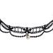 French Girl Black And White Lace Pearl Necklace Elegant Sweet Korean Style Atmosphere Collarbone Chain Choker_ipsvogv.com