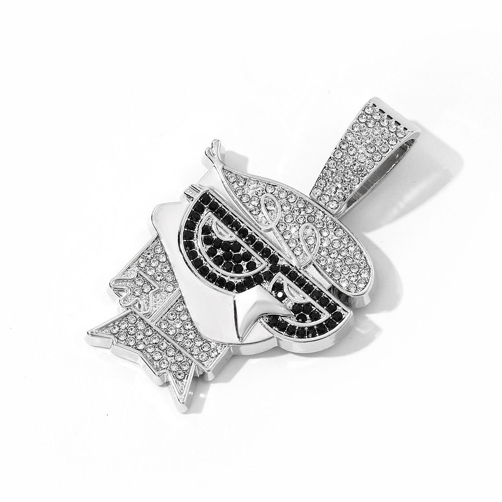 Hip Hop Cartoon Character Dexter Glasses Avatar Pendant Cool Hip-hop Cuban Necklace Accessories_ipsvogv.com