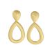 Simple And Fashionable Commuting Style Water Drop Earrings Personality Exaggerated Hollow Niche Design Earrings Versatile Earrings_ipsvogv.com