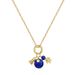 【 】 Plaet Space Rocket Light Luxury Charm Gorgeous Full Diamod Necklace Wome's Versatile Clavicle Titaium Steel_ipsvogv.com