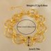 Gilded Punk Style Copper Cuban Chain Bracelet, Hip-hop Jewelry Accessory Design, Daily Wear_ipsvogv.com