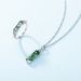 new Perfume Bottle Natural Green Moss Stone Pendant Female S925 Silver Inlaid Water Grass Agate Pendant Fashion_ipsvogv.com
