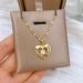 【 Titanium Steel 】 Necklace Earring Light Luxury Full Diamond Love Pearl Personalized Temperament Banquet Earrings Set_ipsvogv.com