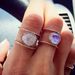 Yiwu Sanjie's New Irregular Moonlight Stone Plated With 14k Rose Gold Micro Inlaid Hand Ring_ipsvogv.com
