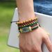 Jamaica Set Red Yellow Green Woven Leather Bracelet DIY Accessories Hip Hop Street Dance Personality_ipsvogv.com