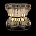 Unisex Jewelry Fashion Cosplay popular tooth ornaments upper and lower teeth set smooth braces trendy men's all match hip hop accessoriesHIPHOP tooth_ipsvogv.com