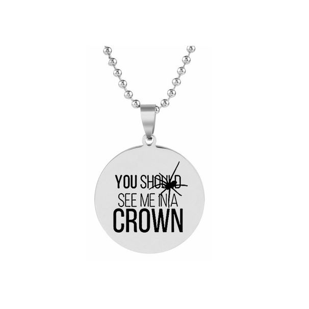 Billie Eilish Logo Pendant For Male And Female Stainless Steel Necklace By Celebrity Surrounding Rap Singer_ipsvogv.com