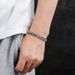 Cuban Sterling Silver For Men Birthday Gift Handmade Light Luxury Tang Grass Pattern Men's Jewelry Bracelet_ipsvogv.com
