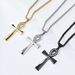 Jewelry stainless steel ankh cross necklace men's titanium steel pendant accessories jewelry_ipsvogv.com