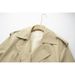 Women's Clothing early autumn high end coat over the knee long raglan sleeves windbreaker lace up waist cross border trend_ipsvogv.com